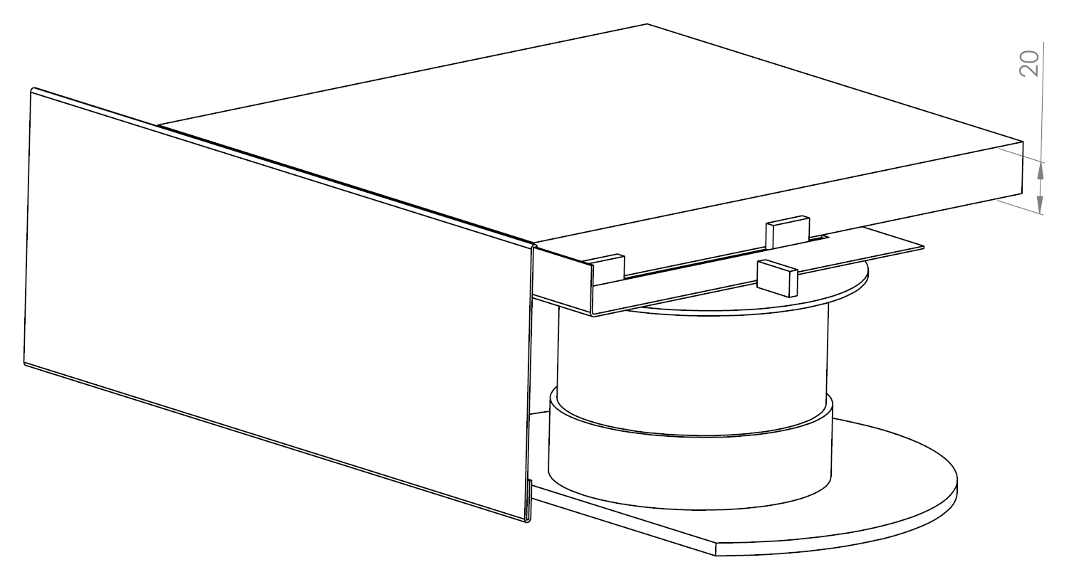 Ukončovací profil „C" | soklový profil | výška 130 mm | dĺžka 2000 mm