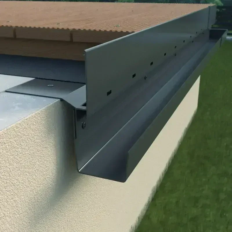Balkónový odkvapový žľab PROFI "PR60" | vonkajší roh 90º