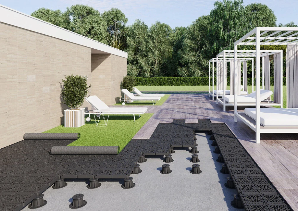 Plastový veľkoformátový kompozitný rošt